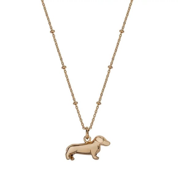 LC Lauren Conrad Dachshund Pendant Gold Necklace - Picture 2 of 2